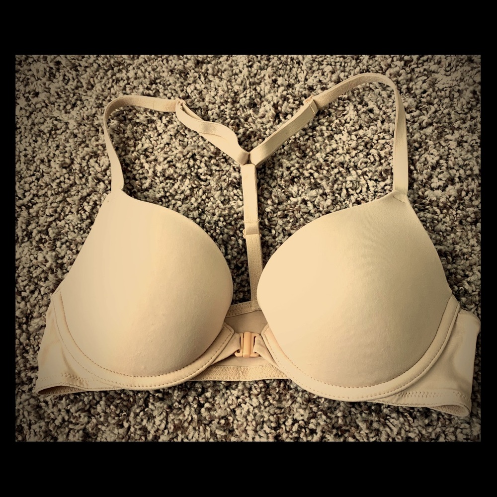VS PINK! Racerback Front Clasp Bra